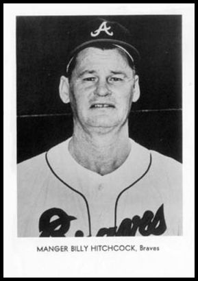 1967 Atlanta Braves Picture Pack B Billy Hitchcock